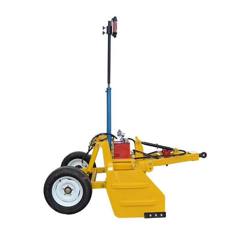 Skiljer en landnivå från en vägrulle.