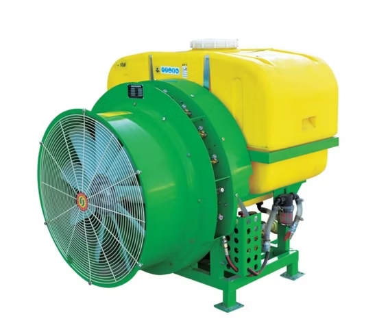 Trädgårdsluftspruta av traktortyp